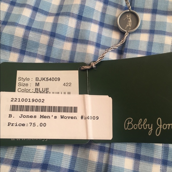 Bobby Jones cotton button up shirt. - Picture 6 of 8